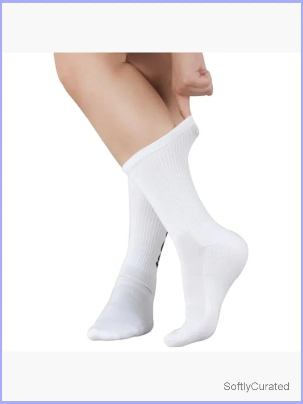 Athletic Crew Socks Seamless Toe Arch Support Cushion Men Women Casual